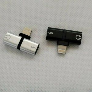 Set of 2 2 in 1 Adapter Headphone Jack Splitter Audio w/quick connector